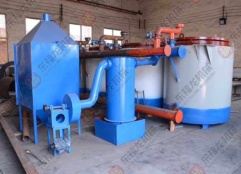 無煙炭化爐在 無煙炭化爐在